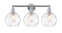 Innovations Lighting 616-3W-PC-G1215-8 - Athens Water Glass - 3 Light - 26 inch - Polished Chrome - Bath Vanity Light