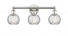 Innovations Lighting 616-3W-PN-G1215-6 - Athens Water Glass - 3 Light - 24 inch - Polished Nickel - Bath Vanity Light