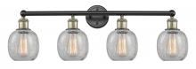 Innovations Lighting 616-4W-BAB-G105 - Belfast - 4 Light - 33 inch - Black Antique Brass - Bath Vanity Light
