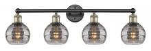 Innovations Lighting 616-4W-BAB-G556-6SM - Rochester - 4 Light - 33 inch - Black Antique Brass - Bath Vanity Light