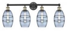 Innovations Lighting 616-4W-BAB-G557-6BL - Vaz - 4 Light - 33 inch - Black Antique Brass - Bath Vanity Light