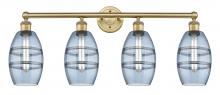 Innovations Lighting 616-4W-BB-G557-6BL - Vaz - 4 Light - 33 inch - Brushed Brass - Bath Vanity Light