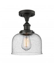 Innovations Lighting 916-1C-OB-G74 - Bell - 1 Light - 8 inch - Oil Rubbed Bronze - Semi-Flush Mount