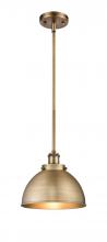 Innovations Lighting 916-1S-BB-MFD-10-BB - Derby - 1 Light - 10 inch - Brushed Brass - Pendant