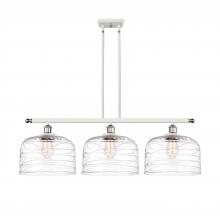 Innovations Lighting 916-3I-WPC-G713-L - Bell - 3 Light - 36 inch - White Polished Chrome - Stem Hung - Island Light