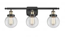 Innovations Lighting 916-3W-BAB-G202-6 - Beacon - 3 Light - 26 inch - Black Antique Brass - Bath Vanity Light