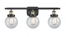 Innovations Lighting 916-3W-BAB-G204-6 - Beacon - 3 Light - 26 inch - Black Antique Brass - Bath Vanity Light