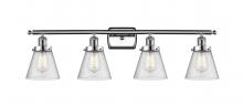 Innovations Lighting 916-4W-PC-G64 - Cone - 4 Light - 36 inch - Polished Chrome - Bath Vanity Light