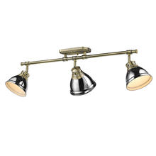 Golden 3602-3SF AB-CH - Duncan Semi-Flush - Track Light