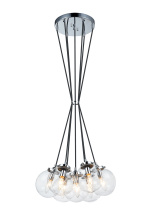 Matteo Lighting C63007CHCL - The Bougie Chrome Pendant