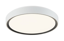 Matteo Lighting M10602WHBK - Alamus Aged Gold Brass + White Ceiling Mount
