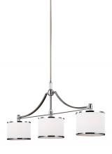 Generation Lighting F3086/3SN/CH - Linear Chandelier