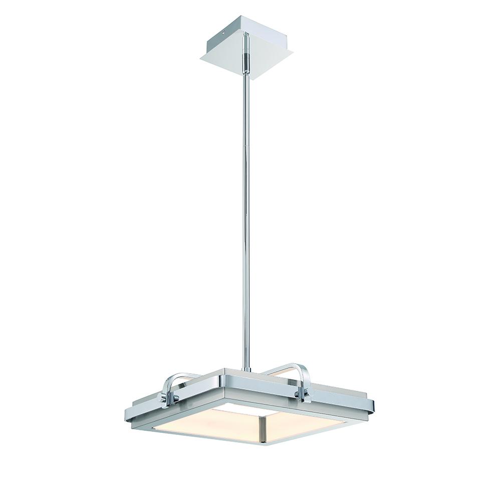 Annilo 1 Light Pendant in Chrome and Nickel