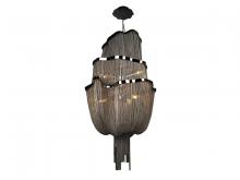 Avenue Lighting HF1402-BLK - Mullholland Dr. Collection Black Steel Chain Hanging Foyear Fixture