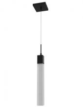 Avenue Lighting HF1901-1-GL-BK-SNW - The Original Glacier Snow Avenue Collection Black Single Pendant