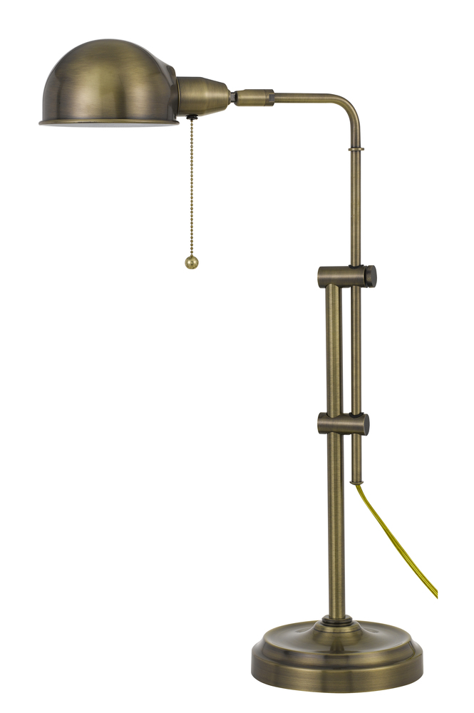 60W Corby Pharmacy Desk Lamp With Pull Chain Switch