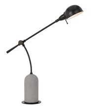 CAL Lighting BO-2890DK - Johnstone Metal Balanced Arm Desk Lamp With Cement Base
