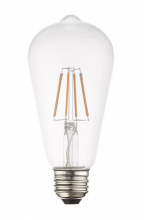 Capitol Lighting Gallery Items 960401 - Livex - 4W, 2700K LED Bulb, Vintage Med. base