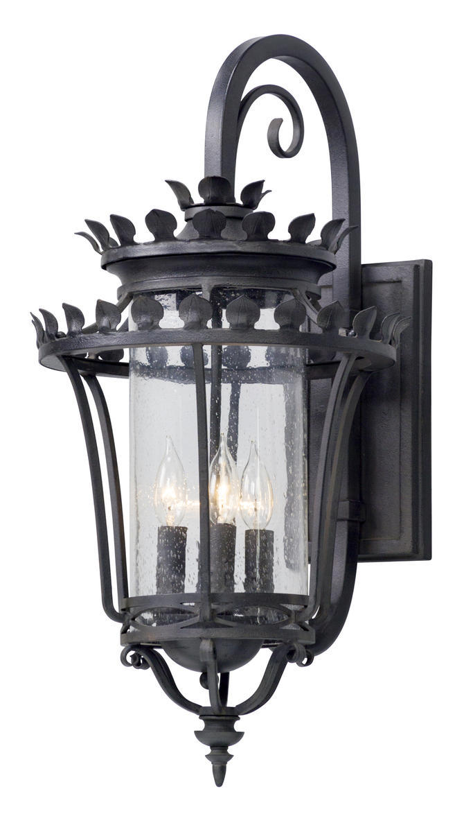 GREYSTONE 4LT WALL LANTERN LARGE