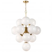 Regina Andrew 16-1278SRLNB - Regina Andrew La Dame Chandelier (Swirl Glass Na