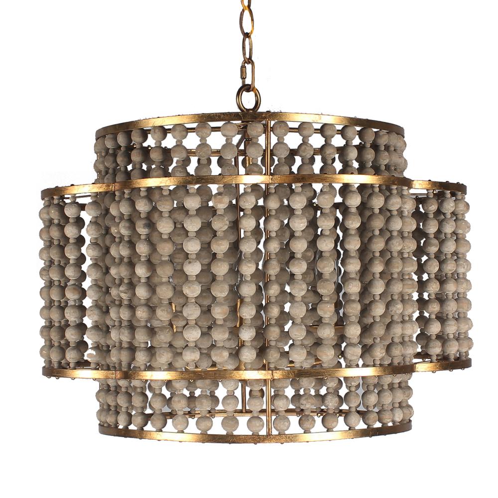 Carina Chandelier with Gold