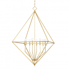 Hudson Valley 3140-GL - 8 LIGHT LARGE PENDANT