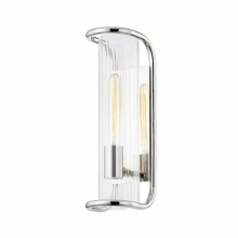 Hudson Valley 8917-PN - 1 LIGHT WALL SCONCE