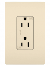 Legrand Radiant 885TRWRLA - radiant® Outdoor Outlet, Light Almond