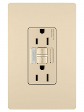 Legrand Radiant 1597NTLTRICCD4 - radiant? Tamper-Resistant 15A Duplex Self-Test GFCI Receptacles with SafeLock? Protection and Night