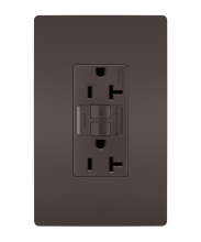 Legrand Radiant 2097CCD12 - radiant? Spec Grade 20A Self Test GFCI Receptacle, Brown