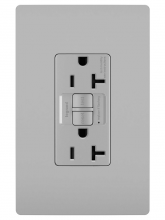 Legrand Radiant 2097TRNAGRY - radiant? Spec Grade 20A Tamper Resistant Self Test GFCI Receptacle, NAFTA Compliant, Gray