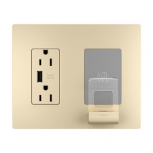 Legrand Radiant RWC826USBICCV2 - radiant? Wireless Charger, Ivory