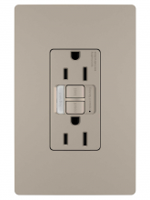 Legrand Radiant 1597NTLTRNICC4 - radiant? 15A Tamper-Resistant Self-Test GFCI Outlet with Night Light, Nickel