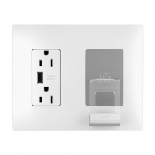 Legrand Radiant RWC826USBWCCV2 - radiant? Wireless Charger, White