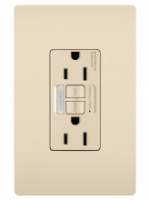 Legrand Radiant 1597NTLTRLACCD4 - radiant? Tamper-Resistant 15A Duplex Self-Test GFCI Receptacles with SafeLock? Protection and Night