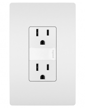 Legrand Radiant NTL885TRWCC6 - radiant? 15A Tamper-Resistant Outlet with Night Light, White