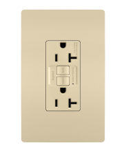 Legrand Radiant 2097ICCD12 - radiant? 20A Duplex Self-Test GFCI Receptacles with SafeLock? Protection, Ivory