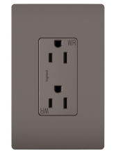 Legrand Radiant 885TRWR - radiant® Outdoor Outlet, Brown