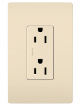 Legrand Radiant 885SLA - radiant? Self-Grounding Outlet, Light Almond