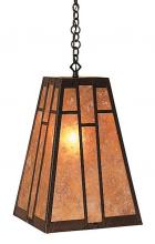 Arroyo Craftsman AH-12F-RB - 12" asheville hanging pendant