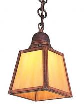 Arroyo Craftsman AH-1TAM-MB - a-line shade pendant with t-bar overlay