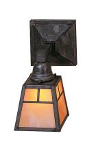 Arroyo Craftsman AS-1EGW-RB - a-line shade one light sconce without overlay (empty)