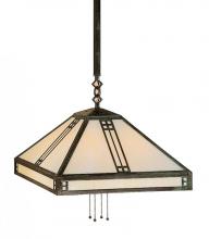 Arroyo Craftsman PSH-18WO-RC - 18" prairie stem hung pendant