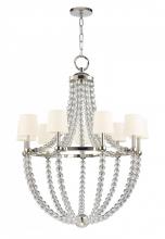 Hudson Valley 3119-PN-WS - Danville Chandelier