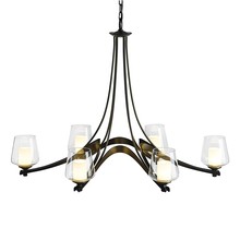 Hubbardton Forge 104116-SKT-07-ZU0291 - Oval Ribbon 6 Arm Chandelier