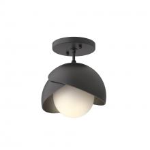 Hubbardton Forge 121377-SKT-10-10-GG0711 - Brooklyn 1-Light Double Shade Semi-Flush