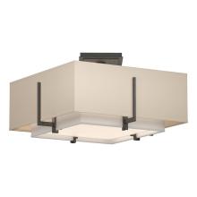 Hubbardton Forge 126507-SKT-20-SF1205-SA1605 - Exos Square Small Double Shade Semi-Flush