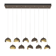 Hubbardton Forge 131205-SKT-STND-05-86-GG0711 - Brooklyn 10-Light Double Shade Pendant