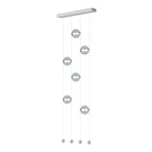 Hubbardton Forge 139055-LED-STND-82-YL0668 - Abacus 6-Light Ceiling-to-Floor LED Pendant
