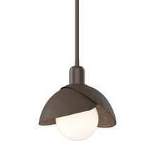 Hubbardton Forge 181183-SKT-MULT-05-05 - Brooklyn Double Shade Mini Pendant